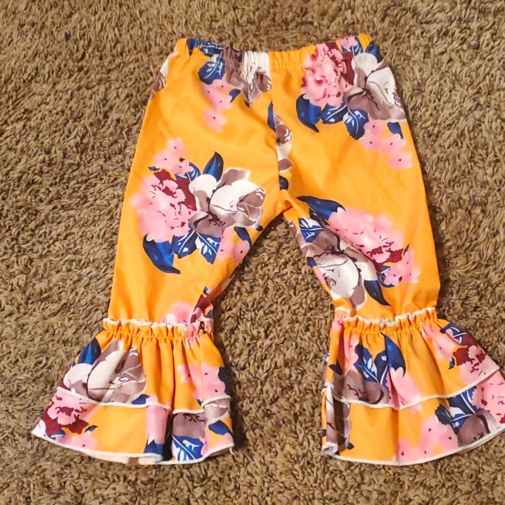 Floral bell bottoms